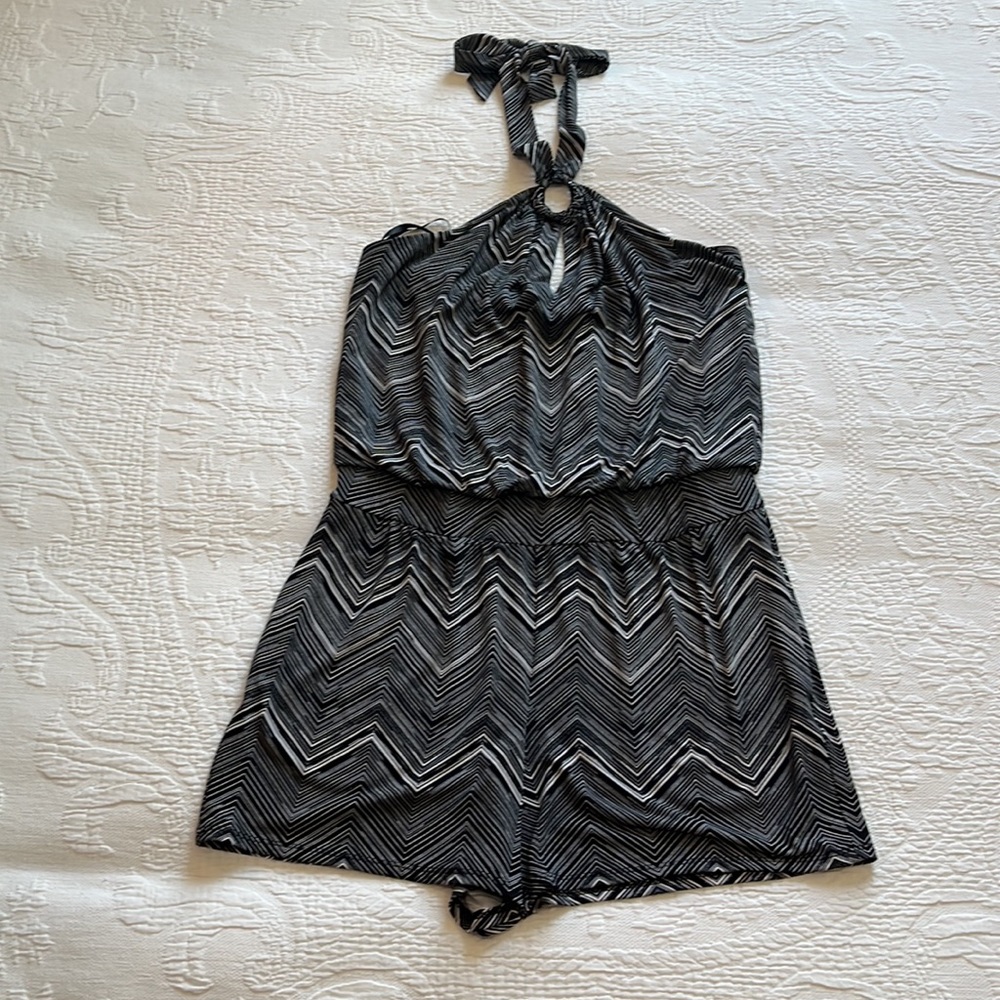 White House Black Market Women's Halter Short Romper